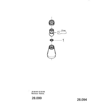 GROHE 28094000 - Hoofddouche 50 mm glanzend chroom
