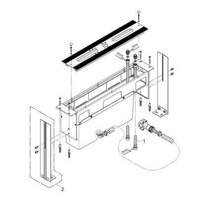 GROHE 29037000 - Inbouwlichaam voor badkraan met 45 mm montagegat, glanzend chroom
