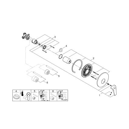 GROHE 29116000 - Douchemengkraan START FLOW glanzend chroom