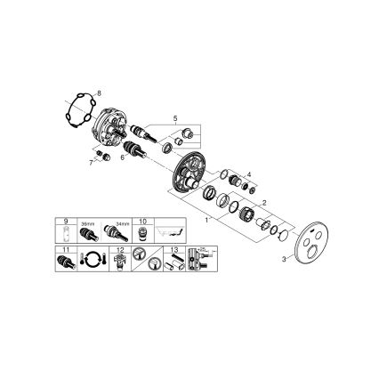 GROHE 29119000 - GROHTHERM SMARTCONTROL thermostaat, glanzend chroom