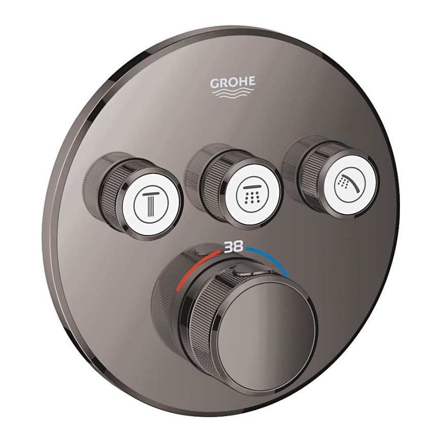 GROHE 29121A00 - Thermostatische inbouwdouchekraan GROHTHERM SMARTCONTROL grafiet