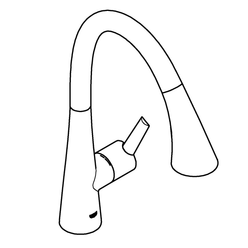 GROHE 30219002 - Elektronische keukenkraan ZEDRA TOUCH glanzend chroom