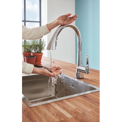 GROHE 30219002 - Elektronische keukenkraan ZEDRA TOUCH glanzend chroom