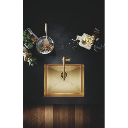 GROHE 30269GN0 - ESSENCE gouden keukenkraan