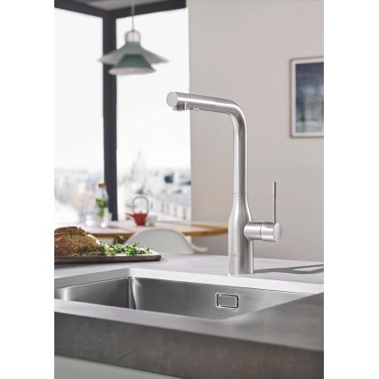 GROHE 30270DC0 - ESSENCE keukenkraan, RVS
