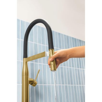 GROHE 30294GN0 - ESSENCE keukenkraan, goud