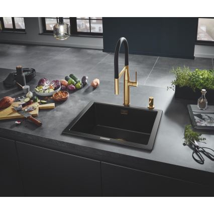GROHE 30294GN0 - ESSENCE keukenkraan, goud
