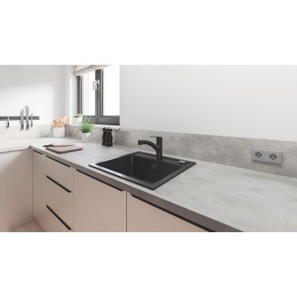 GROHE 303072431 - Keukenkraan START 185 × 227 mm zwart