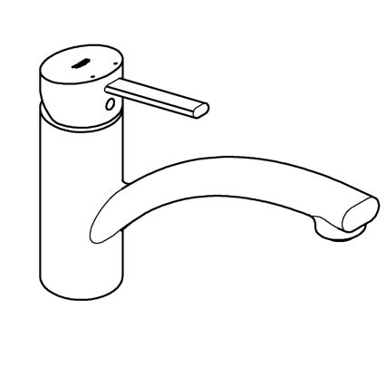 GROHE 30358000 - SWIFT Keukenkraan 227 mm, glanzend chroom