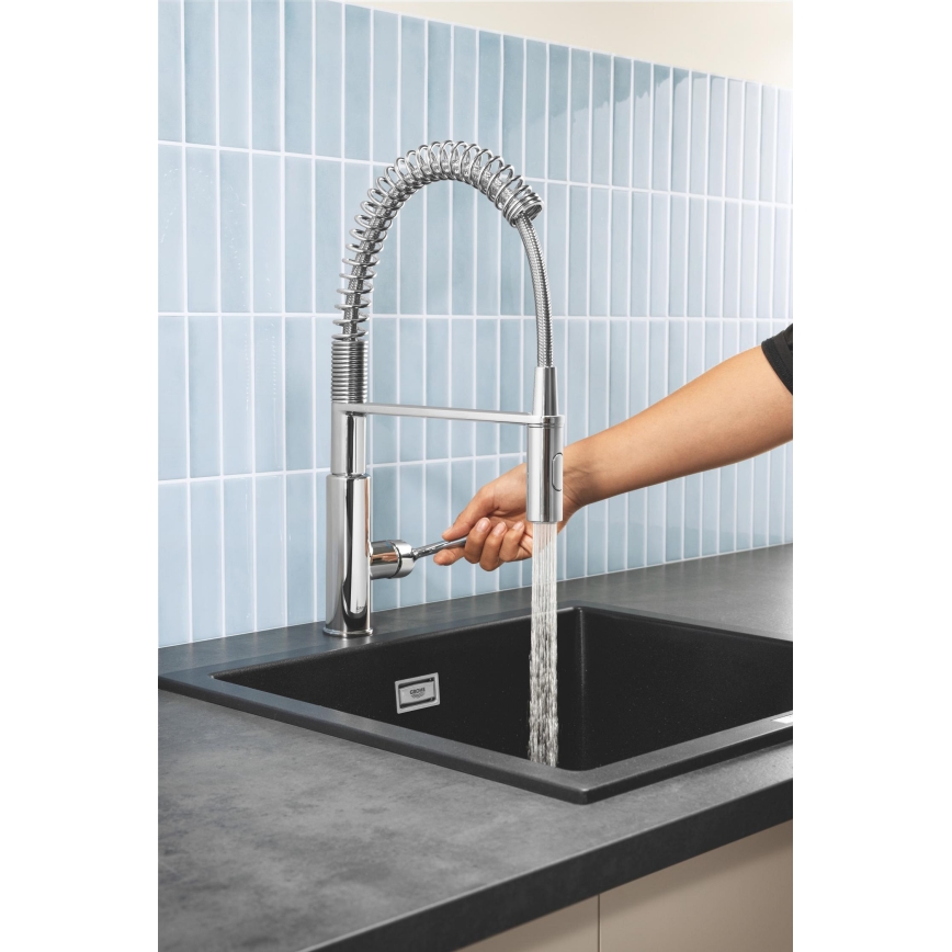 GROHE 30361000 - Keukenkraan GET 455 mm hoogglans chroom