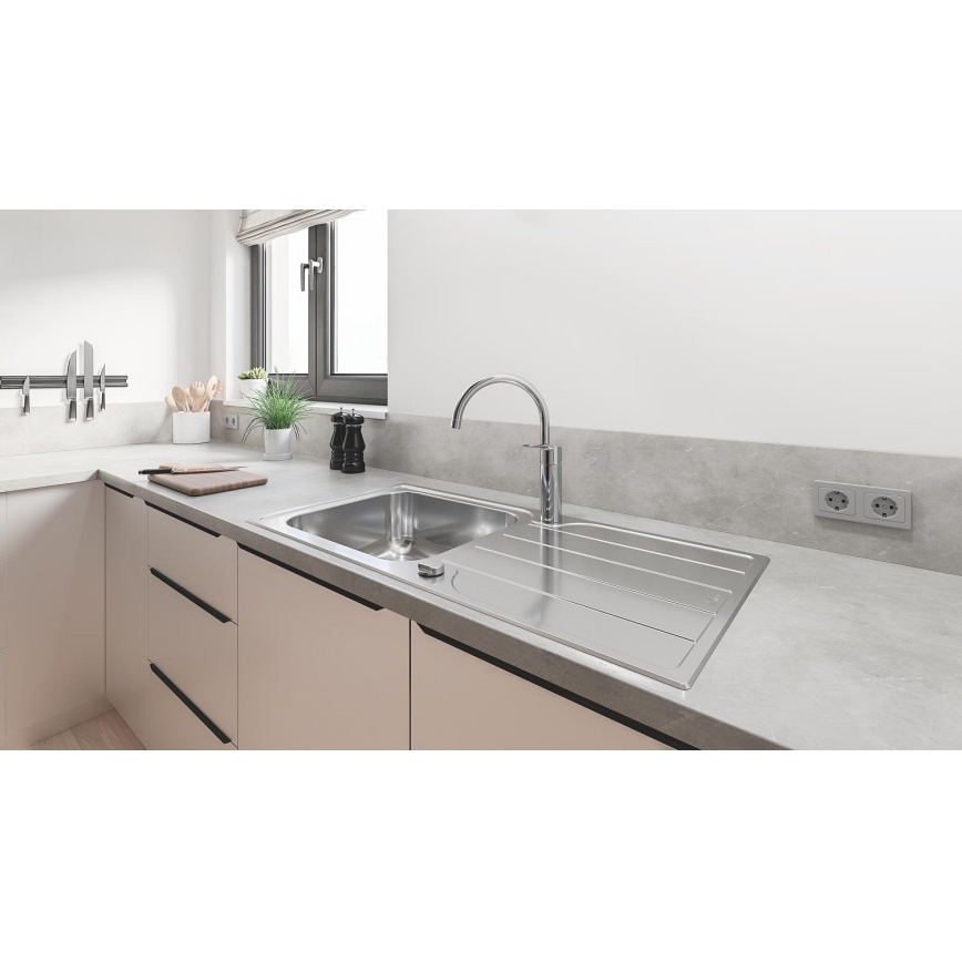 GROHE 30469000 - START keukenkraan met hoge uitloop, glanzend chroom
