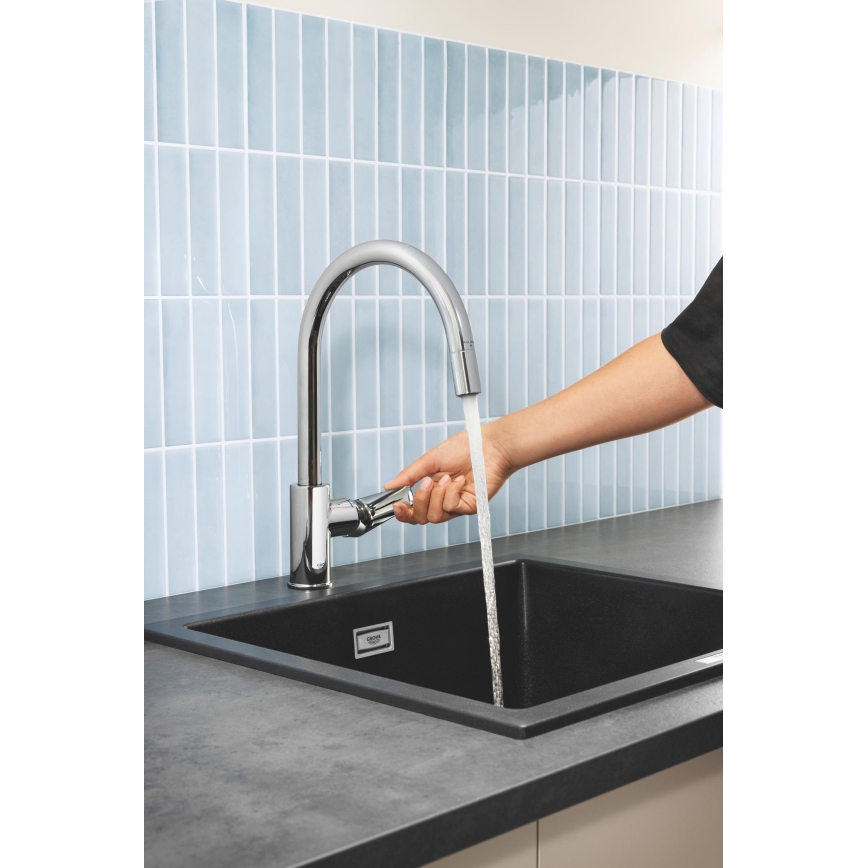 GROHE 30550000 - Keukenkraan START EDGE 357 mm, glanzend chroom
