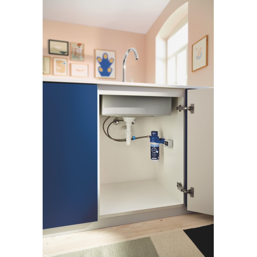 GROHE 30593000 - Keukenkraan BLUE PURE C-uitloop glanzend chroom