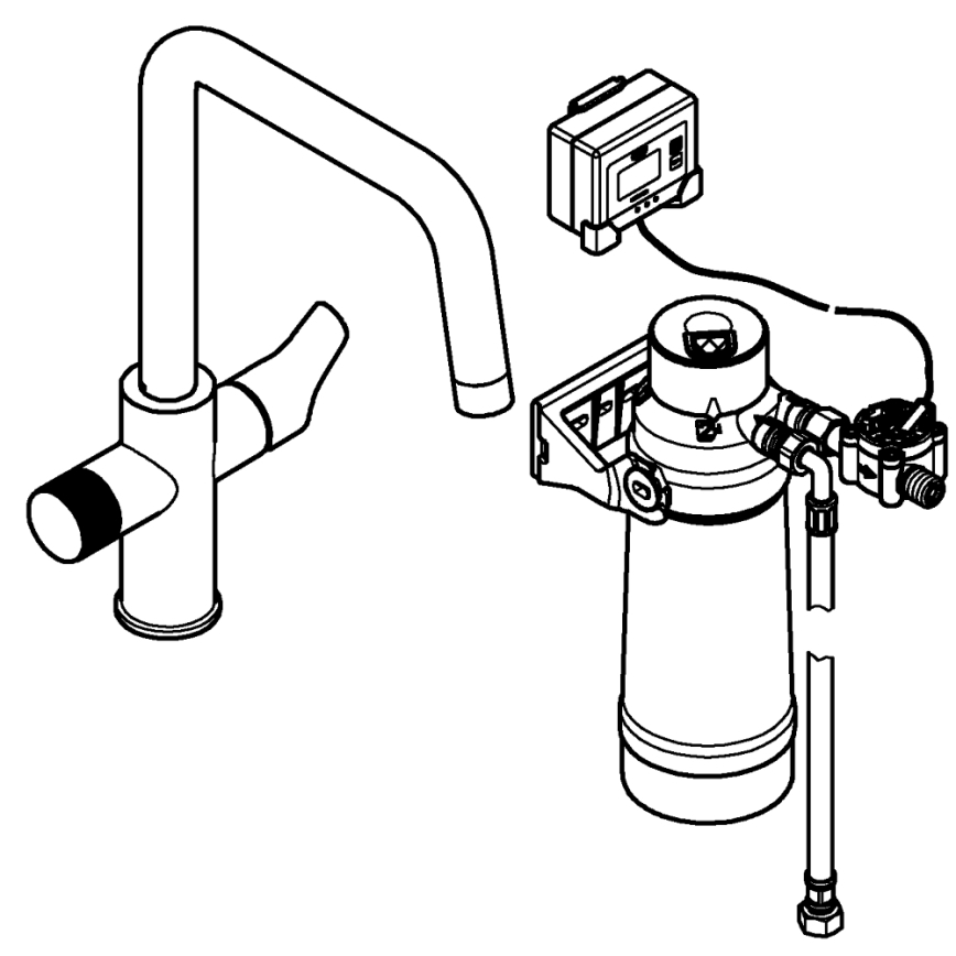 GROHE 30594000 - Keukenkraan BLUE PURE Start met Ultrasafe-filterfunctie, chroom