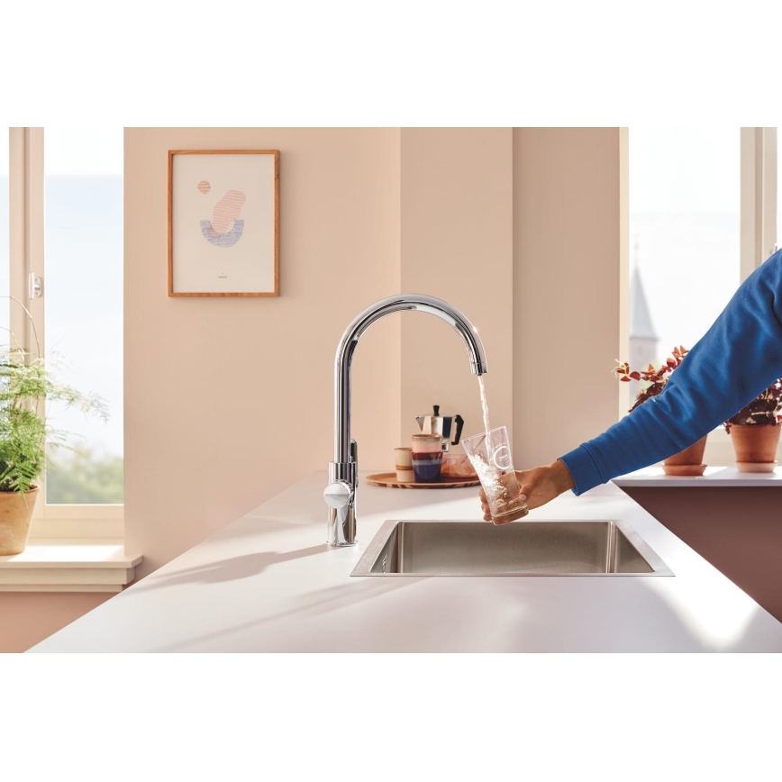 GROHE 30594000 - Keukenkraan BLUE PURE Start met Ultrasafe-filterfunctie, chroom