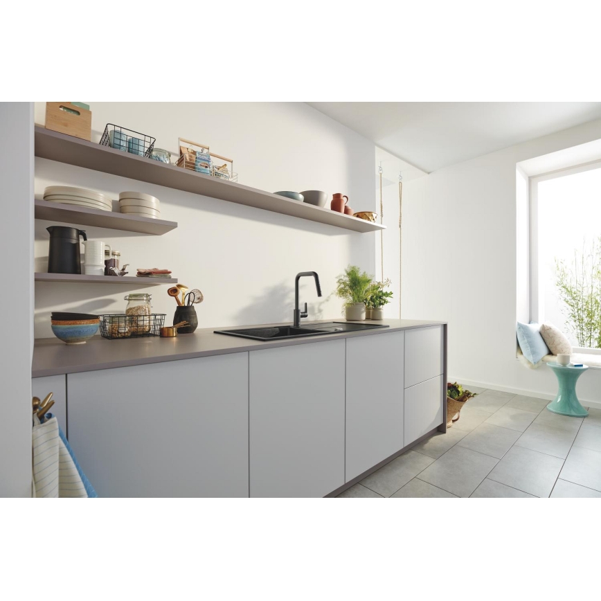 GROHE 306312430 - Keukenkraan QUICKFIX START 362 mm zwart