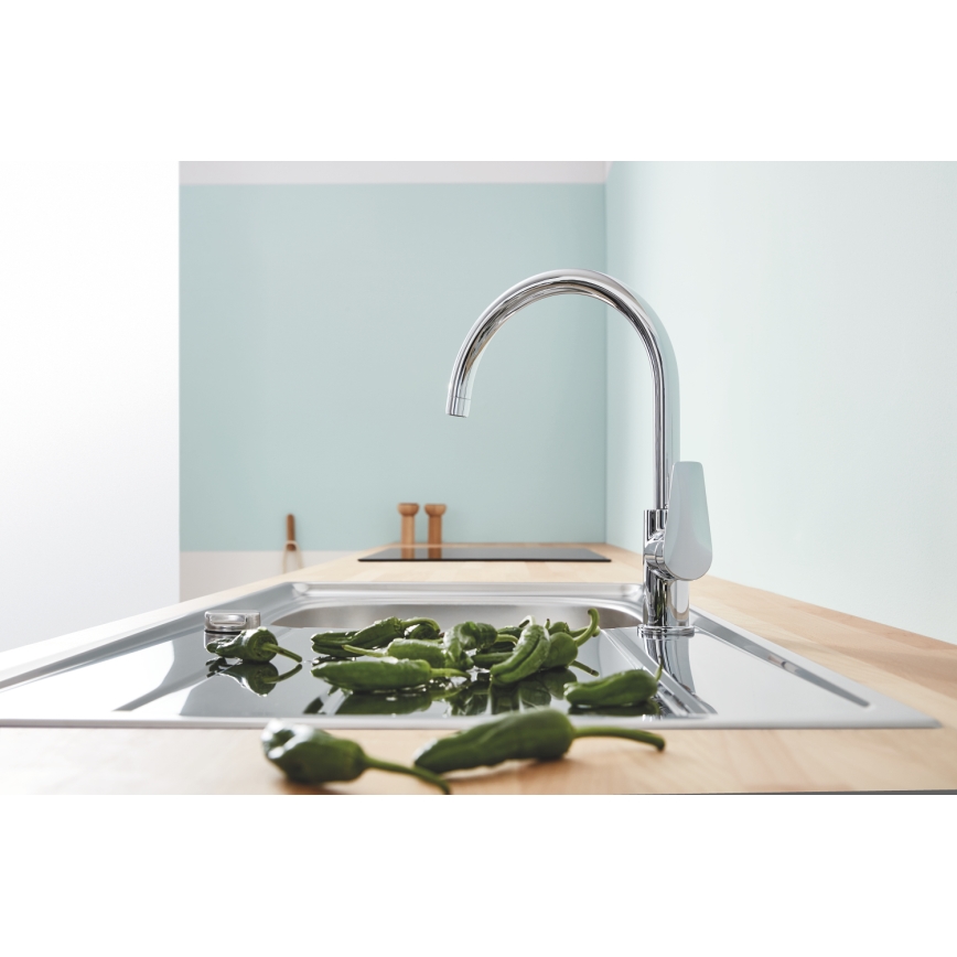 GROHE 31367001 - Keukenkraan BAUEDGE 332 mm glanzend chroom