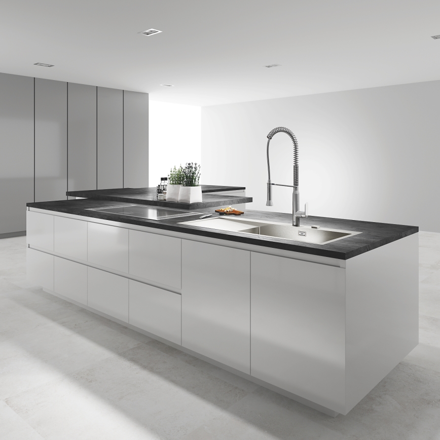 GROHE 31379000 - Keukenkraan K7 G12” glanzend chroom