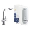 GROHE 31454001 - Keukenkraan BLUE HOME, L-uitloop, glanzend chroom