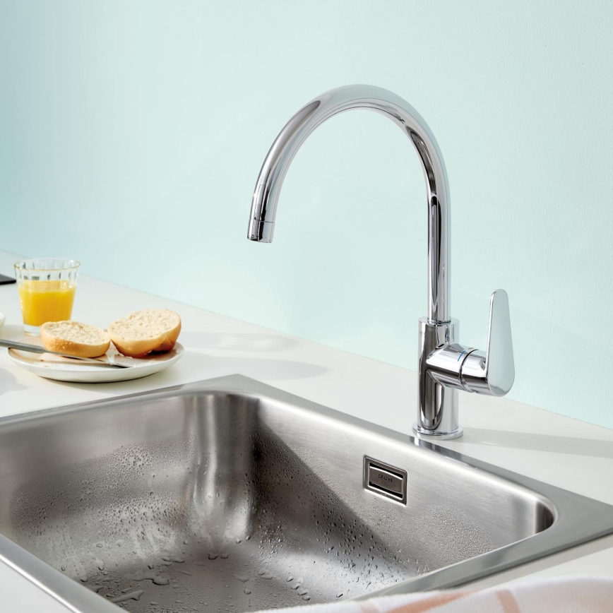 GROHE 31554001 - START CURVE keukenkraan, glanzend chroom