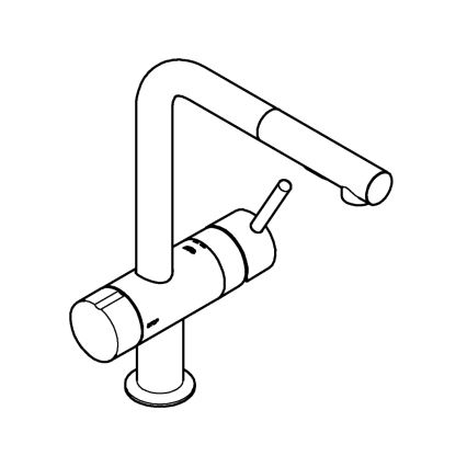 GROHE 31558GN0 - Keukenkraan A, goudkleurig