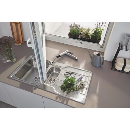 GROHE 31572SD1 - Keukenspoelbak K500 1000 × 500 mm roestvrij staal