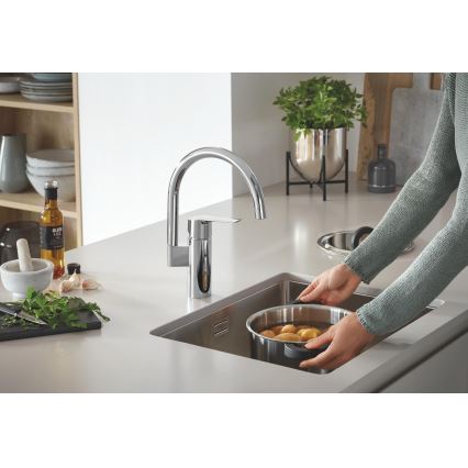 GROHE 31574SD1 - Keukenspoelbak K700U 550 x 450 mm, RVS