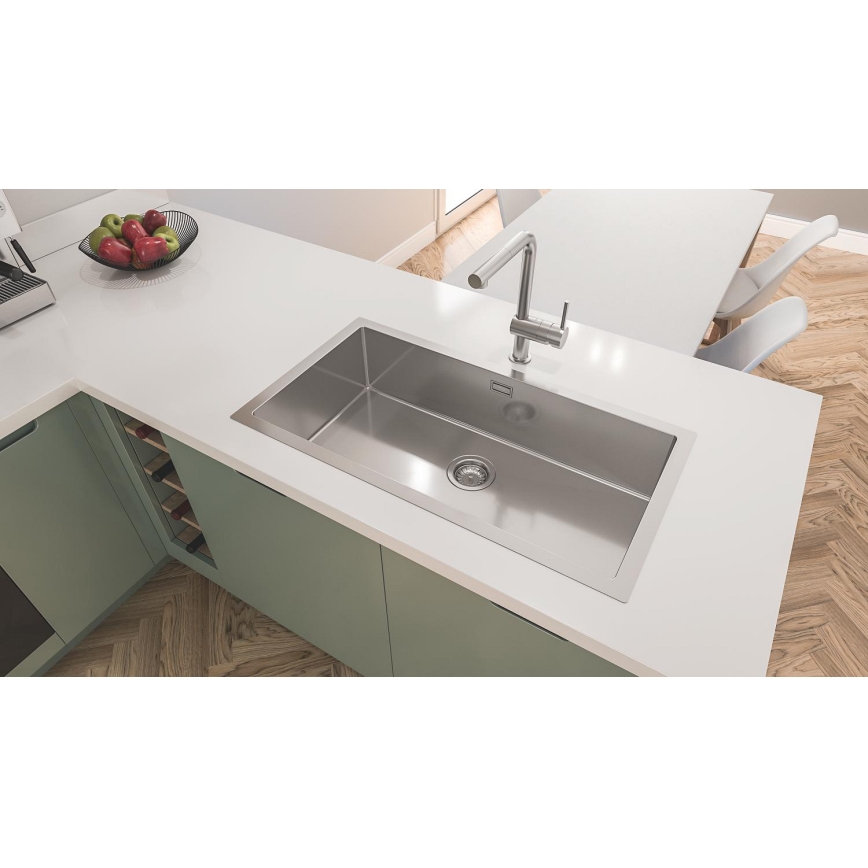GROHE 31580SD1 - Keukenspoelbak K700 864 × 464 mm, roestvrij staal (RVS)