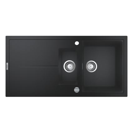 GROHE 31642AP0 - Composietspoelbak K400, 1000 × 500 mm, zwart