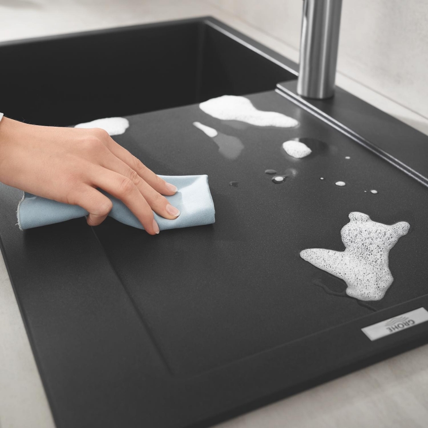 GROHE 31644AP0 - Composiet spoelbak K500 860 × 500 mm zwart
