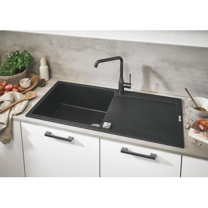GROHE 31645AP0 - Composiet spoelbak K500 1000 × 500 mm, zwart