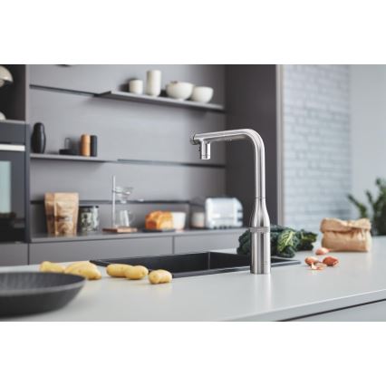GROHE 31653AP0 - Composiet spoelbak K700U 457 × 406 mm zwart