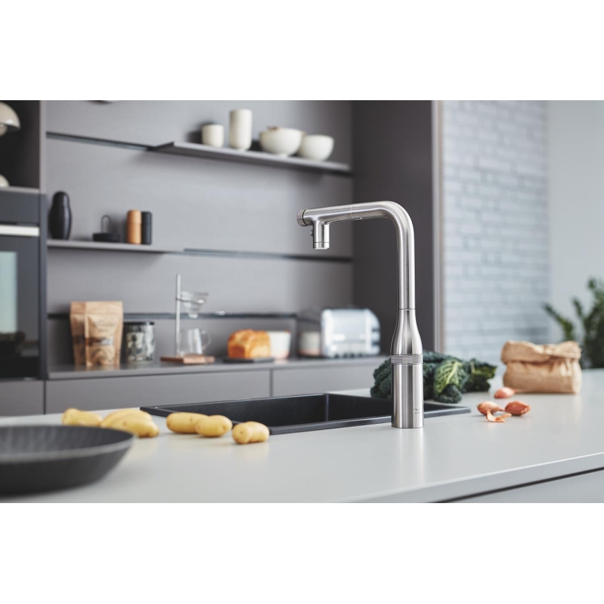 GROHE 31653AP0 - Composiet spoelbak K700U 457 × 406 mm zwart