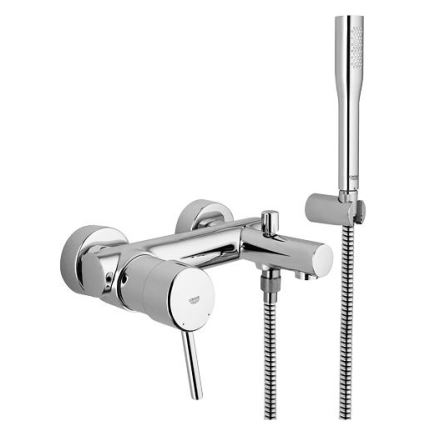 GROHE 32212001 - Badkraanset met mengkraan CONCETTO glanzend chroom