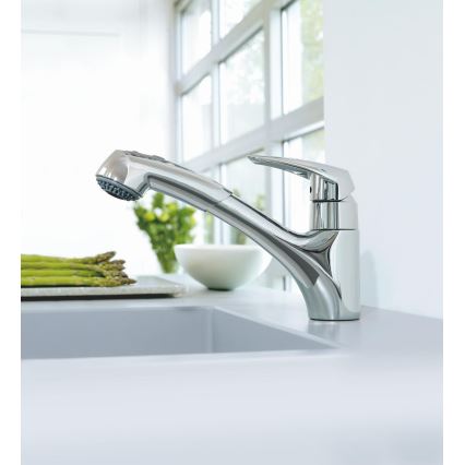 GROHE 32257001 - Keukenkraan EURODISC glanzend chroom