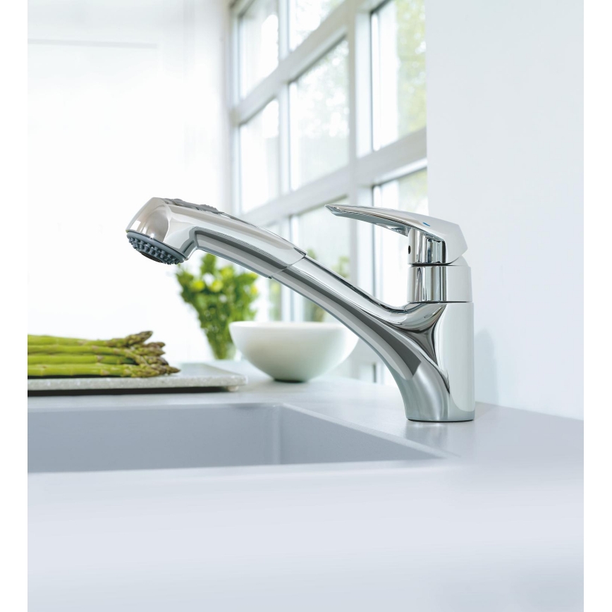 GROHE 32257001 - Keukenkraan EURODISC glanzend chroom