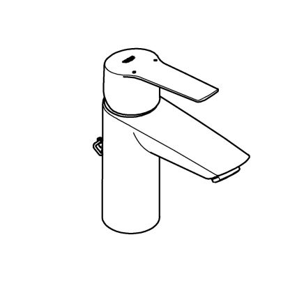 GROHE 32277002 - Wastafelkraan START maat S, glanzend chroom