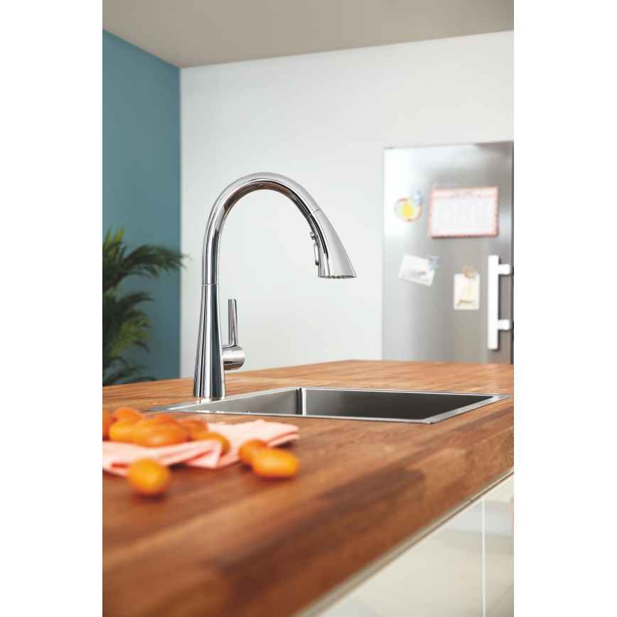 GROHE 32294002 - Keukenkraan ZEDRA 401 mm glanzend chroom