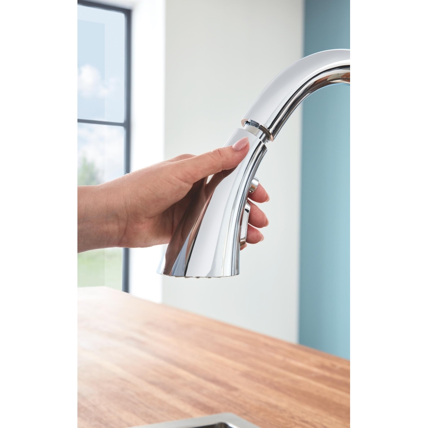 GROHE 32294002 - Keukenkraan ZEDRA 401 mm glanzend chroom