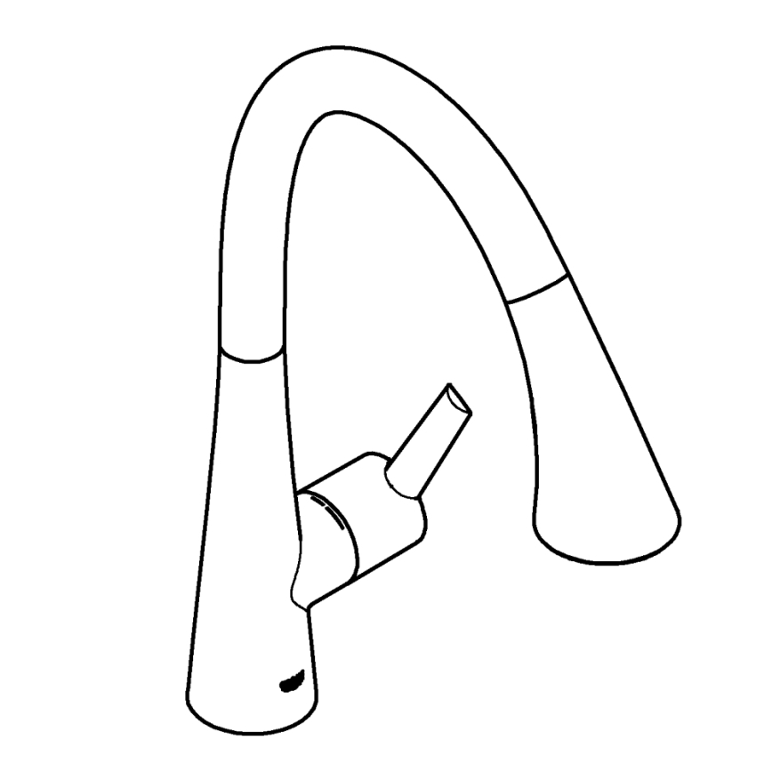 GROHE 32294DC2 - ZEDRA keukenkraan RVS