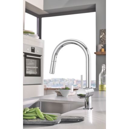 GROHE 32321002 - Keukenkraan A, glanzend chroom