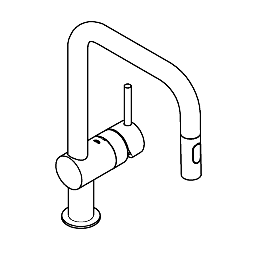 GROHE 32322DL2 - Koperen keukenkraan A
