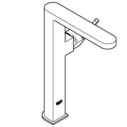 GROHE 32618003 - Wastafelmengkraan PLUS XL glanzend chroom
