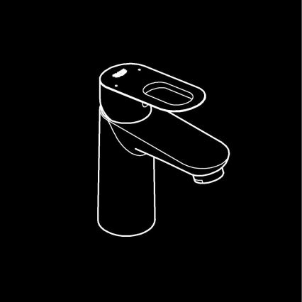 GROHE 32854000 - Wastafelmengkraan BAULOOP glanzend chroom