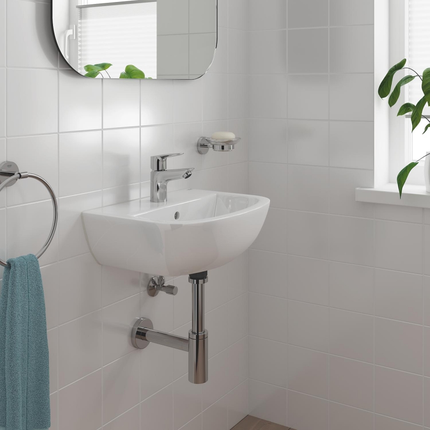 GROHE 32861001 - BAUEDGE wastafelmengkraan 131 mm, glanzend chroom
