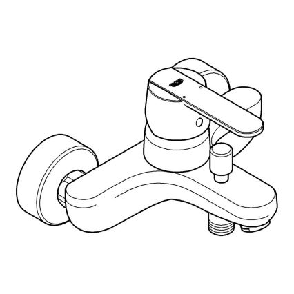 GROHE 32887000 - Badkraan GET DN 15 glanzend chroom