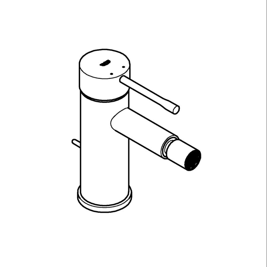 GROHE 32935DC1 - Bidetkraan ESSENCE, roestvrij staal