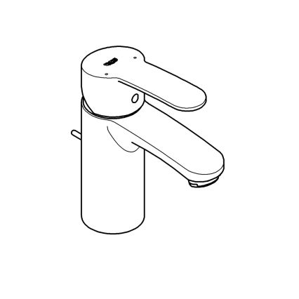 GROHE 3355220E - Wastafelmengkraan EUROSTYLE COSMOPOLITAN glanzend chroom