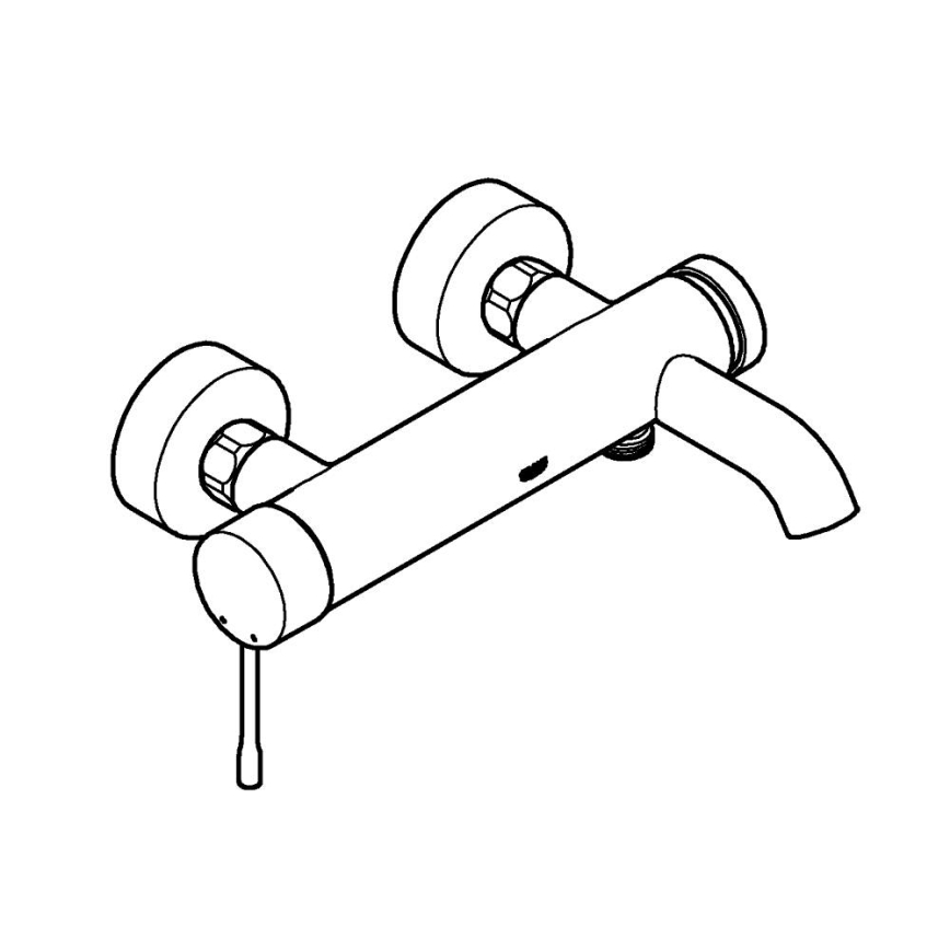 GROHE 33624001 - Badkraan ESSENCE 193 mm glanzend chroom