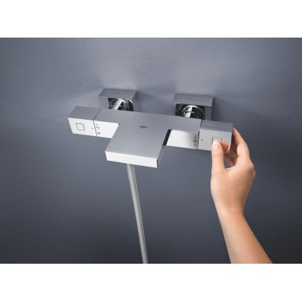 GROHE 34497000 - Thermostatische badkraan GROHTHERM CUBE DN 15 glanzend chroom